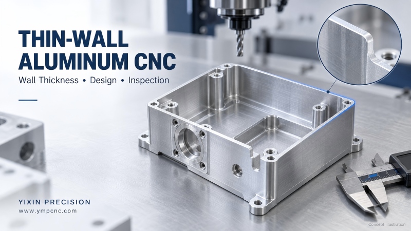 鋁件 CNC 加工的最小壁厚：設計指南